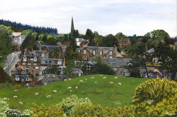 Selkirk from Briglands Road